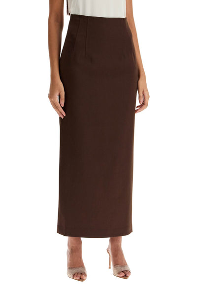 long shelby skirt T160312A TNW037 HOT CHOCOLATE