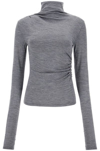 "oleandra jersey top T160701B TJV048 GREY MELANGE