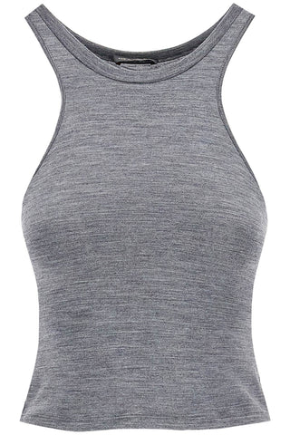 "sadie jersey top for T160735B TJV048 GREY MELANGE