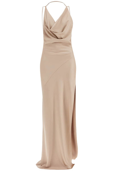 maxi dress by vera T170157A TNP229 GREIGE