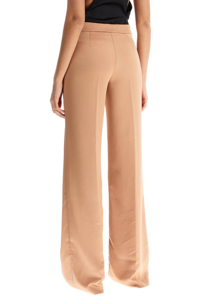 flared satin trousers T170401A TNP229 BLUSH