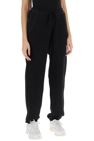 joggers in cotton french terry T3563 BLACK