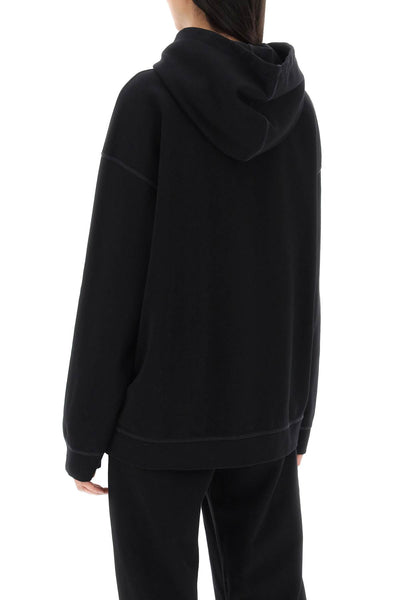 oversized hoodie T3752 BLACK