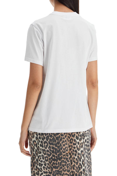printed relaxed fit t-shirt T3917 BRIGHT WHITE