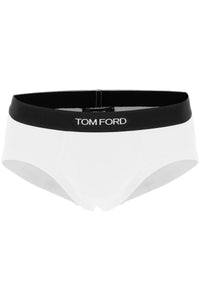 logo band slip underwear with elastic T4LC11040 BIANCO