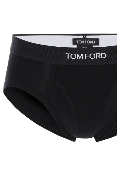 Tom ford logo band slip underwear with elastic T4LC11040 NERO