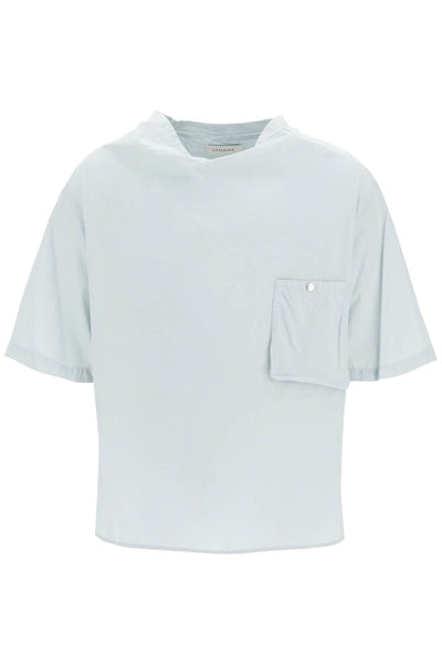 closed short-sleeved shirt TO1163 LF1218 CLOUD GREY