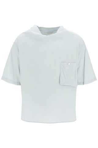 closed short-sleeved shirt TO1163 LF1218 CLOUD GREY