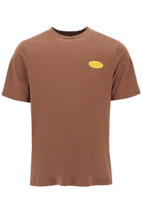 relaxed fit logo print t-shirt TSPM09CC CHOCO