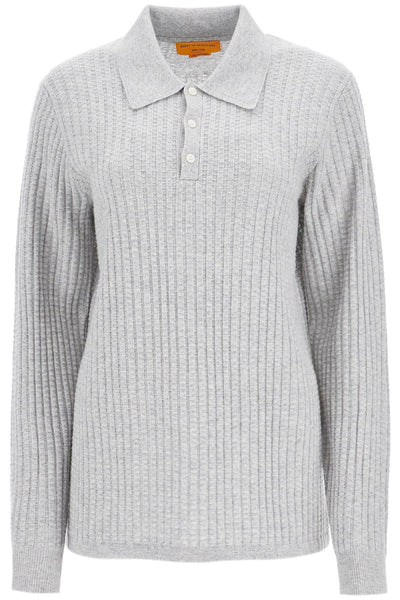 polo-inspired pullover U10610WL STONE