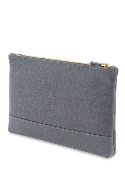 wool 4-bar pouch UAC051AF0543 MED GREY