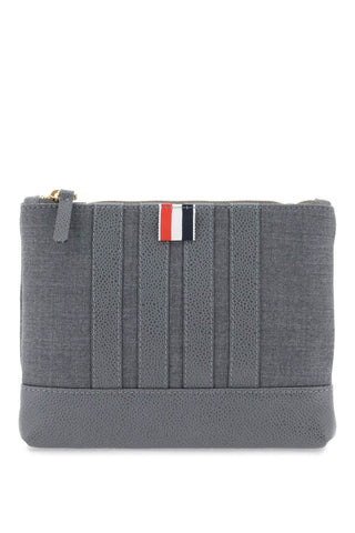 wool 4-bar small pouch UAC052AF0543 MED GREY