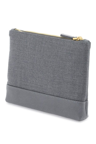 wool 4-bar small pouch UAC052AF0543 MED GREY