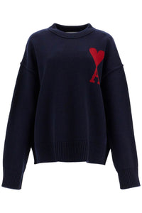 ami de cœur sweater UKS006 018 MARINE/ROUGE