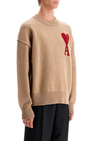 ami de cœur sweater UKS006 018 CAMEL/ROUGE