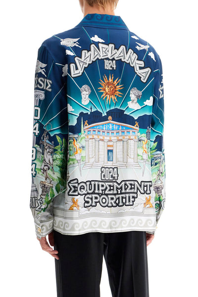 silk shirt from le temple du sport. U MF24 SH 006 02 LE TEMPLE DU SPORT