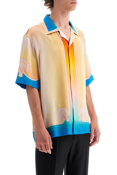 short-sleeved silk shirt U MPF24 SH 003 01 L'ARC COLORE