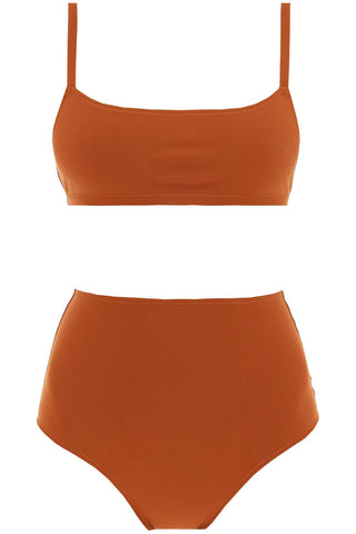 eleven high waist bikini set UNDICI HIGH WAIST TERRACOTTA