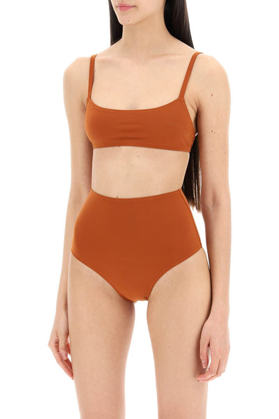 eleven high waist bikini set UNDICI HIGH WAIST TERRACOTTA