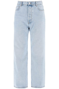 loose fit denim jeans in classic UTR440 DE0027 BLEU JAVEL