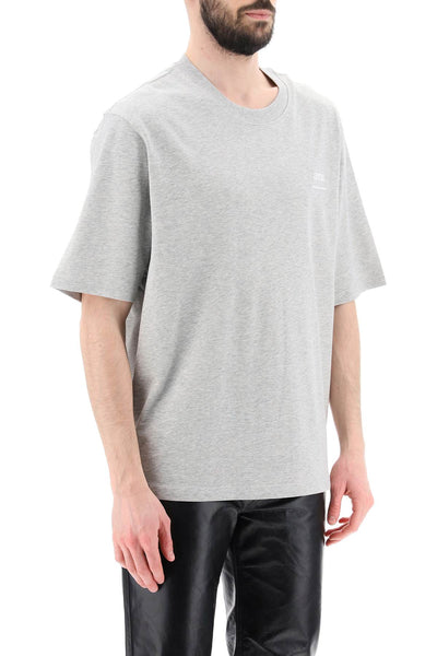 organic cotton t-shirt UTS024 726 GRIS CENDRE CHINE