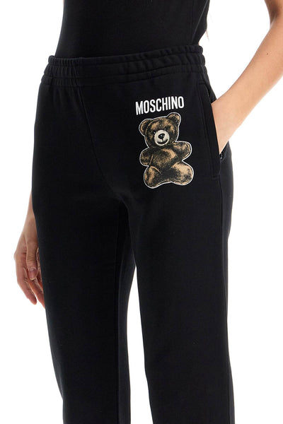MOSCHINO moschino teddy bear jog V0325 0528 MULTI BLACK | Italystation.com - Shop Now at italystation.com