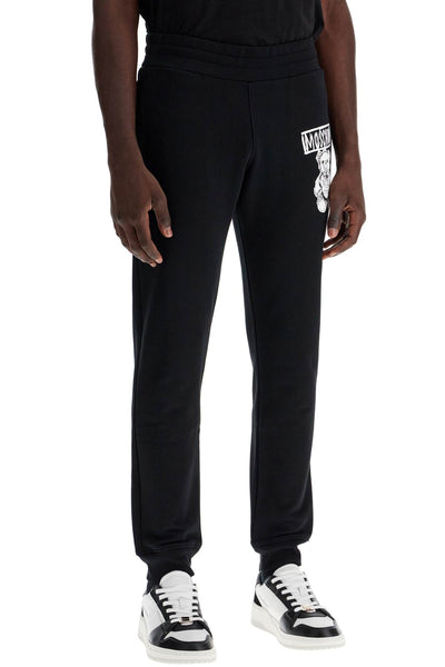 jogger pants with a cute V0329 7028 MULTI BLACK