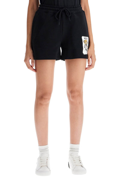 teddy bear sports shorts V0331 5528 MULTI BLACK