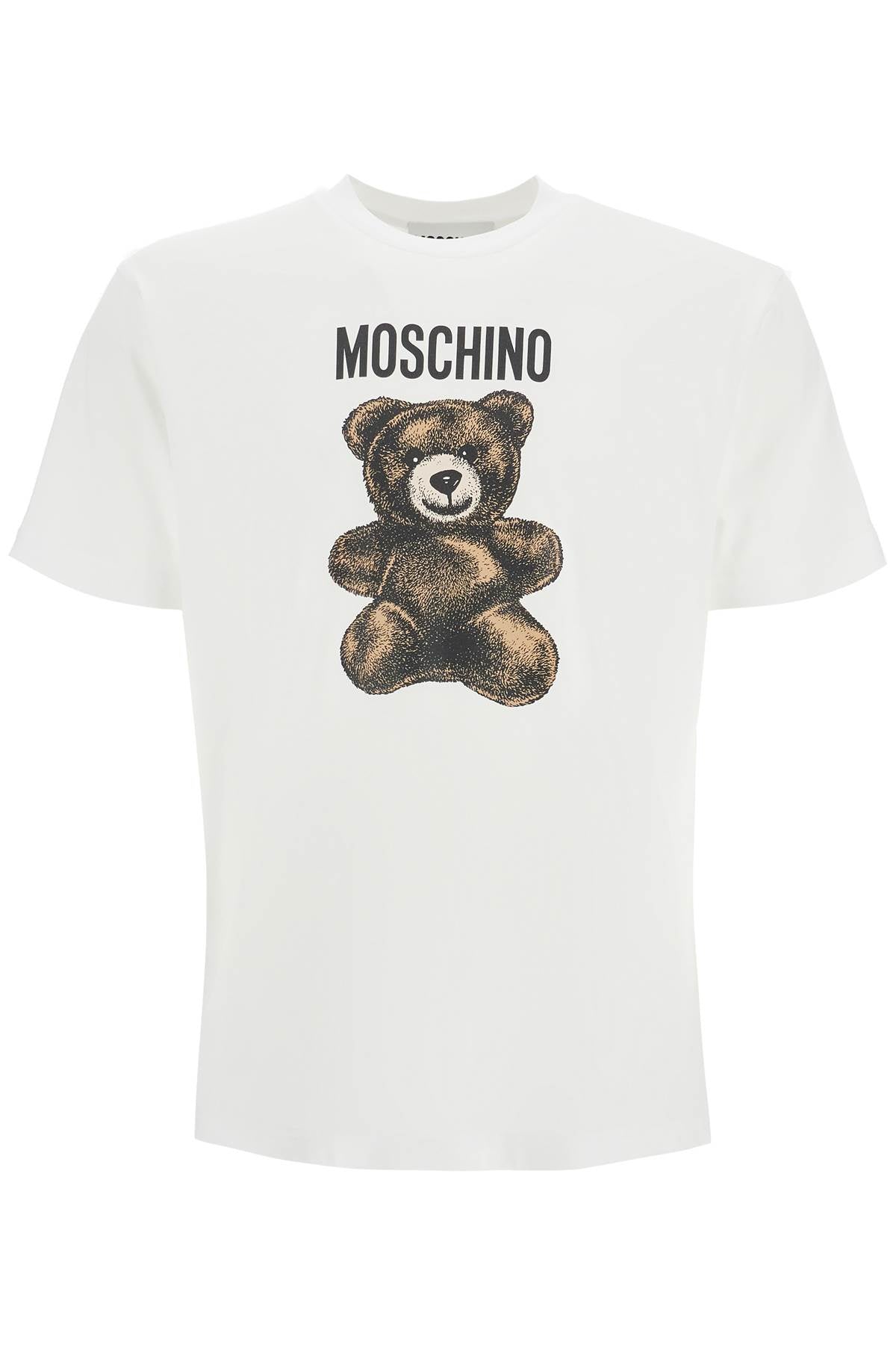 moschino teddy bear printed t-shirt V0710 0241 MULTI WHITE