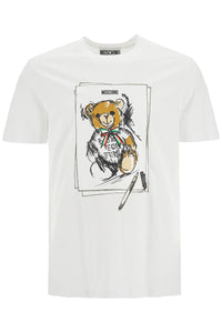 teddy bear t-shirt V0714 5241 MULTI WHITE   1