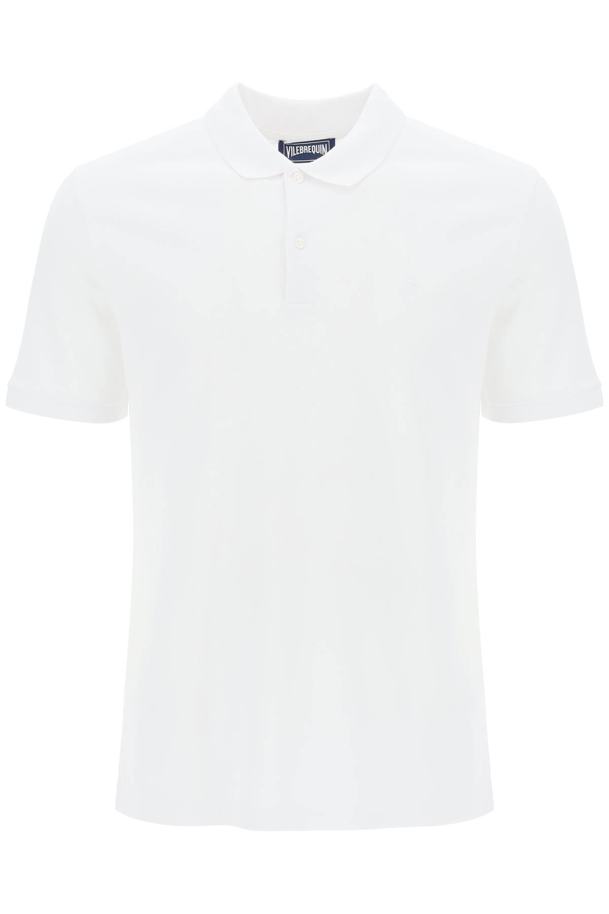 regular fit cotton polo shirt VBMSW0087 02961 L BIANCO OTTICO