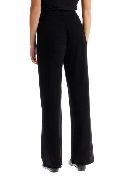 cashmere yarn pants for men and W10210JL BLACK