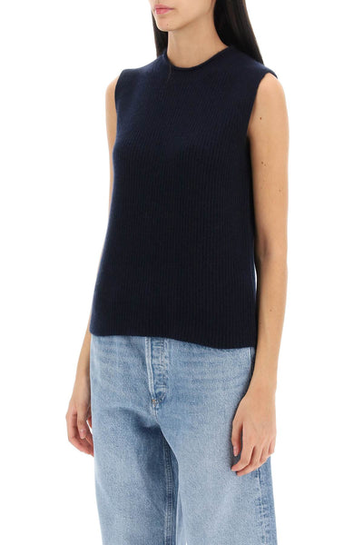 layer up cashmere vest W10310RM MIDNIGHT