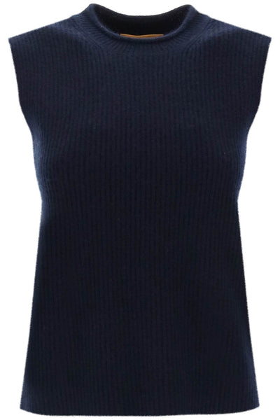 layer up cashmere vest W10310RM MIDNIGHT