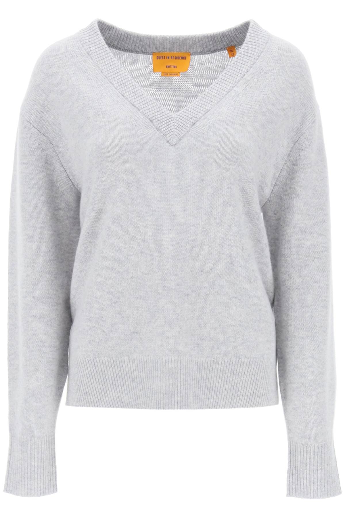 the v cashmere sweater W10910JL STONE