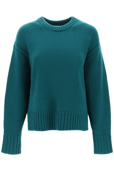 crew-neck sweater in cashmere W10910RH FOREST