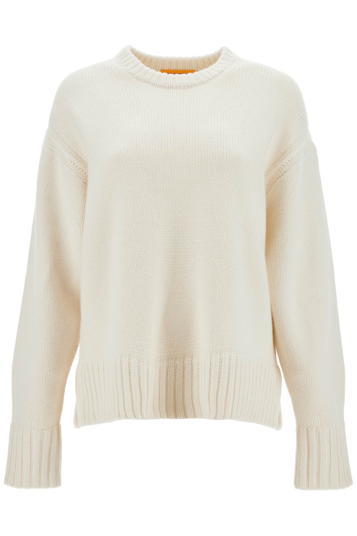 crew-neck sweater in cashmere W10910RH CREAM