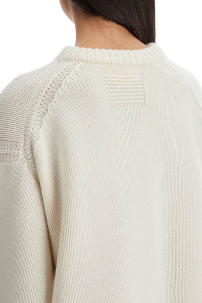 crew-neck sweater in cashmere W10910RH CREAM