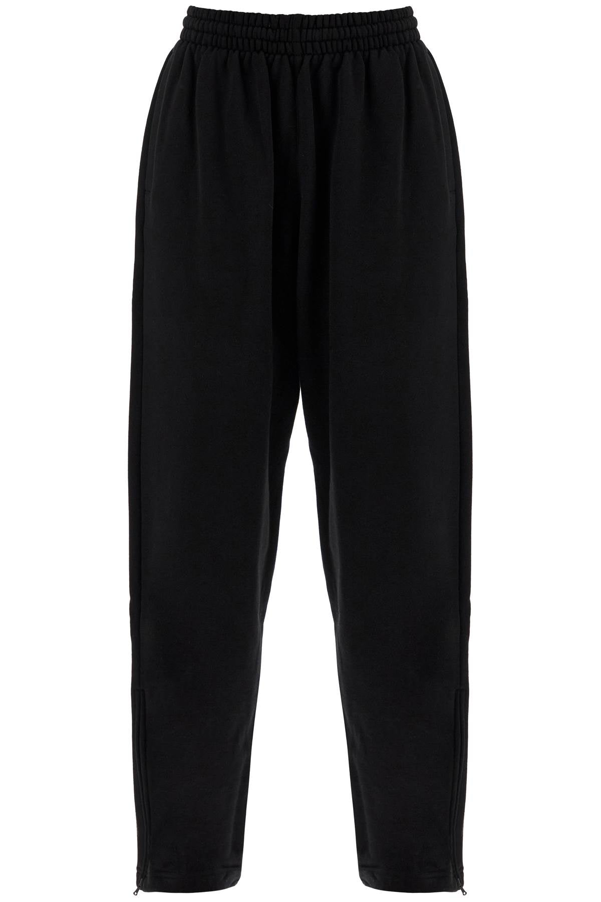 wide leg joggers for comfortable W2049R09 BLACK