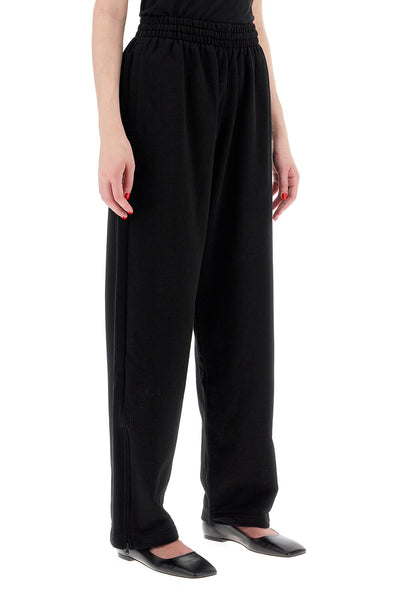 wide leg joggers for comfortable W2049R09 BLACK