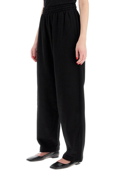 wide leg joggers for comfortable W2049R09 BLACK