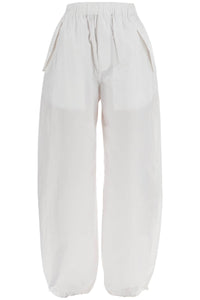 parachute poplin pants W2205R17 WHITE