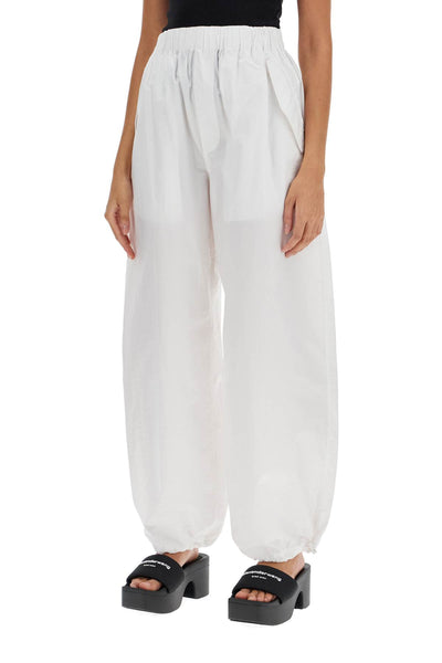 parachute poplin pants W2205R17 WHITE