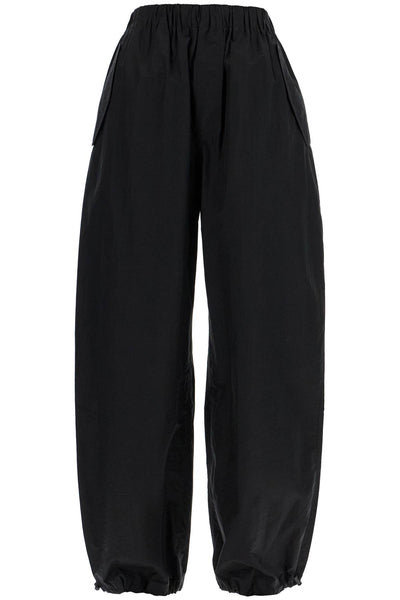 parachute poplin pants W2205R17 BLACK