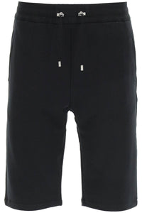 sweatshorts with flocked logo BH1OA003BB04 NOIR BLANC