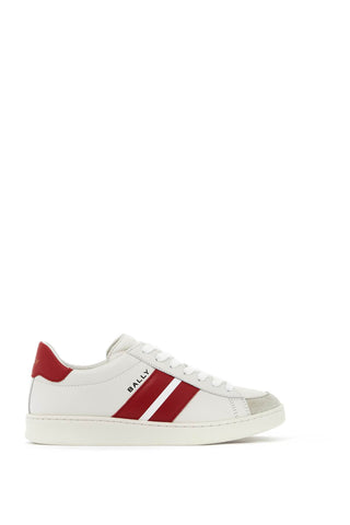 smooth leather thiago sneakers in WK00B0 VT031 WHITE/CANDY RED