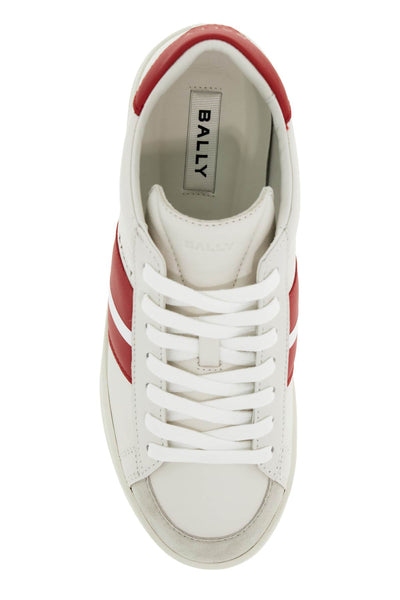 smooth leather thiago sneakers in WK00B0 VT031 WHITE/CANDY RED
