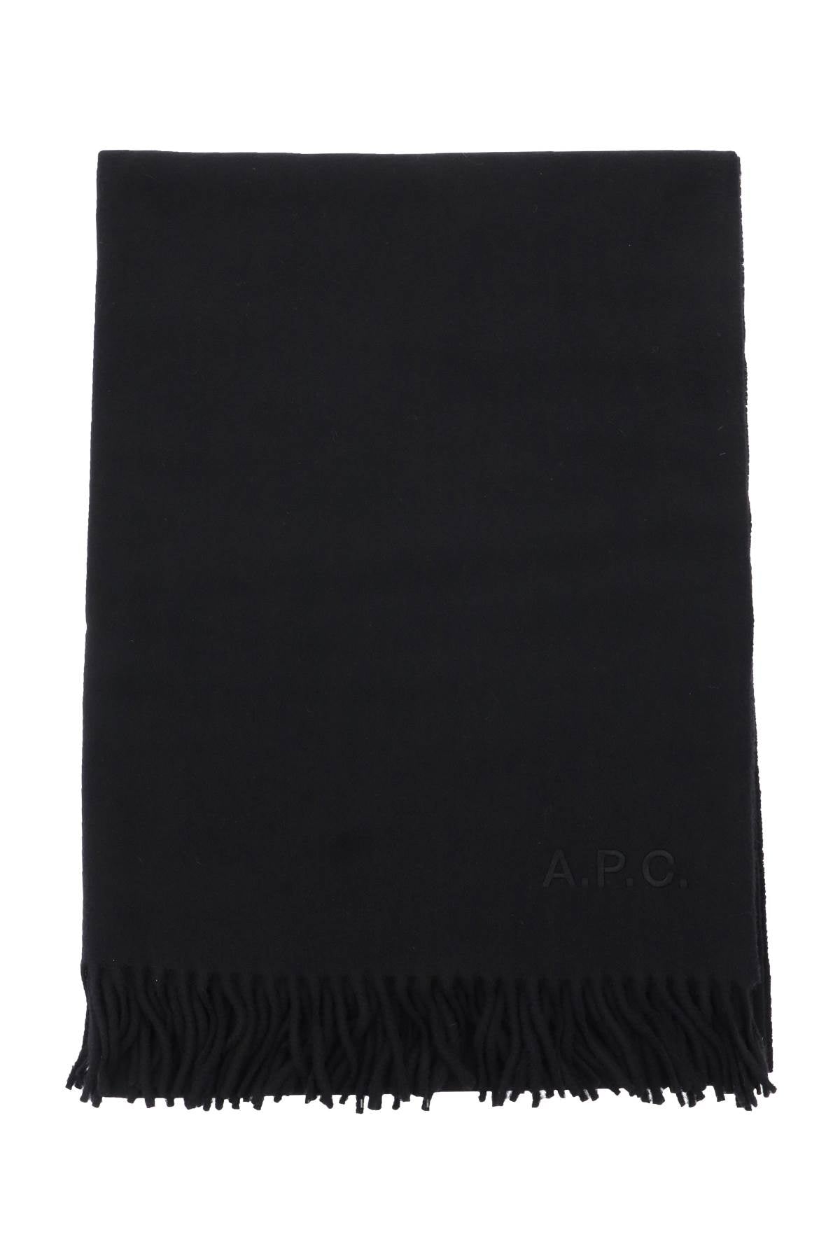 alix brodée wool scarf WOAFE M15170 NOIR