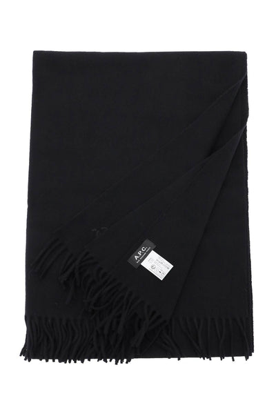 alix brodée wool scarf WOAFE M15170 NOIR