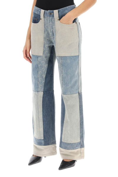 regenerated wide-leg jeans WPA003 UDEN0002 BLUE GREY